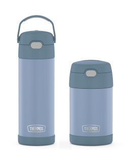 16oz FUNtainer® Water Bottle & Food Jar Bundle - Denim