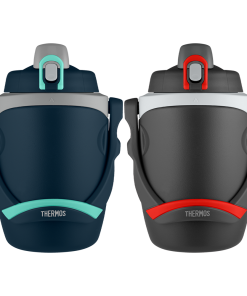 64oz Insulated Water Bottle Navy & Black Bundle