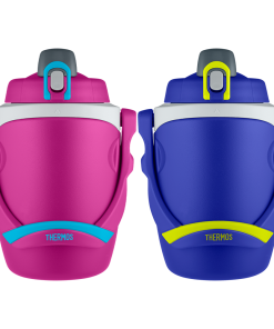 64oz Insulated Water Bottle Blue & Pink Bundle