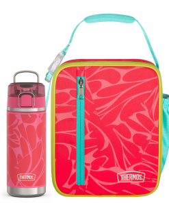 Abstract Petals Upright & 18oz Icon™ Kids Water Bottle Bundle